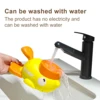 Automatic Pet Feeder for Dogs Cats Food Dispenser with Leak Proof Design Fun Human Pet Toys Yellow Duck Feeding Supplies 4