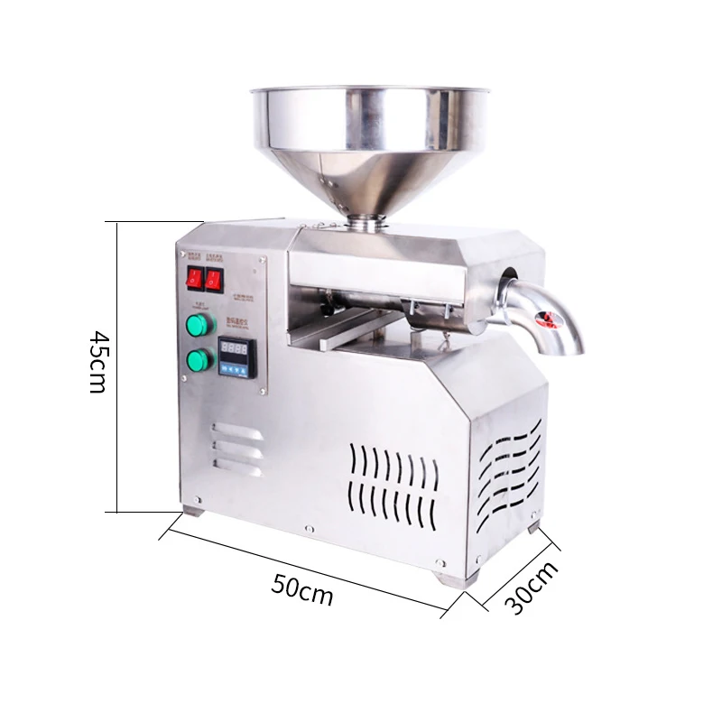 Oil Press Machine Stainless Steel Commercial 15Kg Per Hours Peanut Sunflowers Squeeze 3