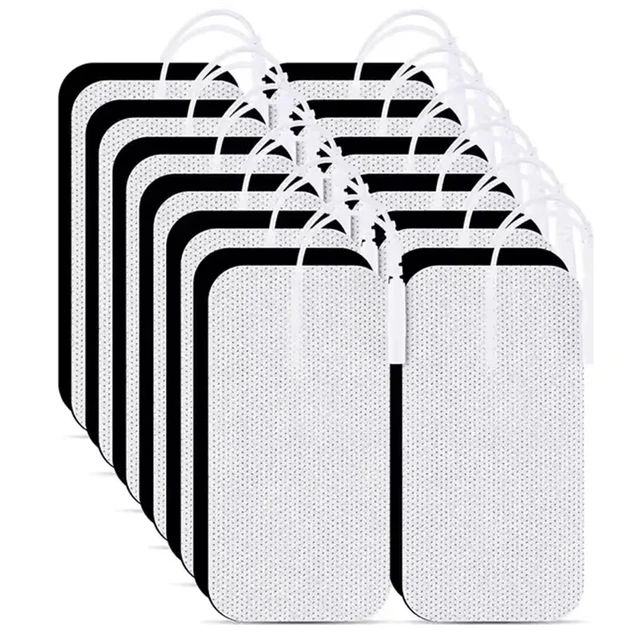10/50Pcs Physiotherapy Tens Electrode Pads For EMS Muscle Stimulator Pulse Therapy Massager Conductive Gel Patch Acupuncture
