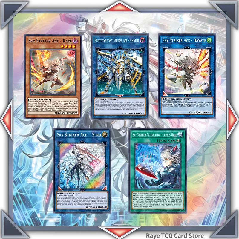 70 Pcs Special Arts Sky Striker Yugioh Card Game Deck Easy Play Not  Original Master Duel DIY Deck MD - AliExpress 26
