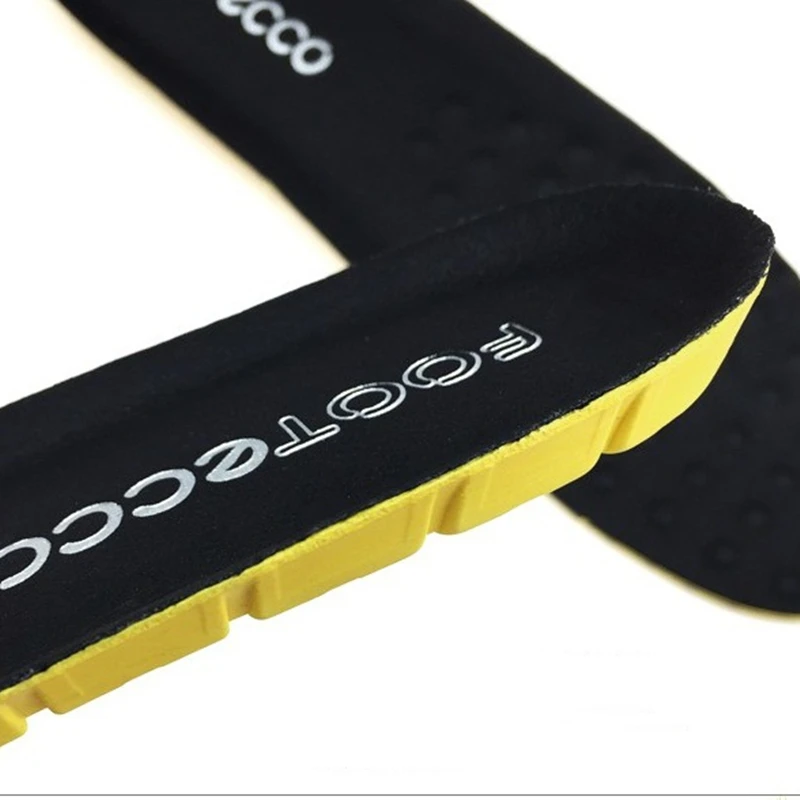 Breathable Deodorant Latex Massage Cowhide Leather Insole Arch Support Orthopedic Shock-Absorb Insoles Leather Shoe Insoles  men