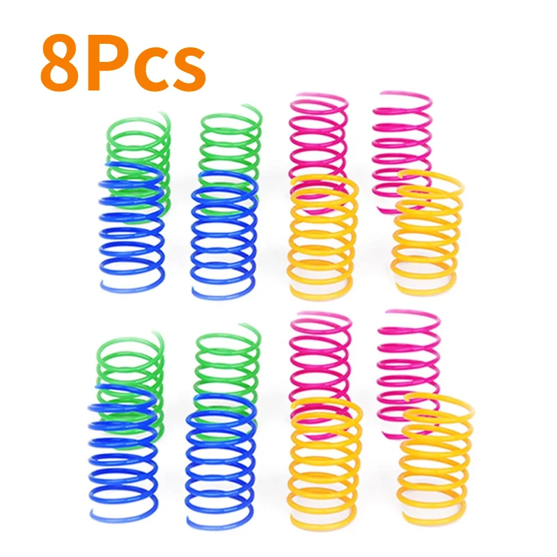 Kitten Coil Spiral Springs Cat Toys Interactive Gauge Cat Spring thumbnail 2