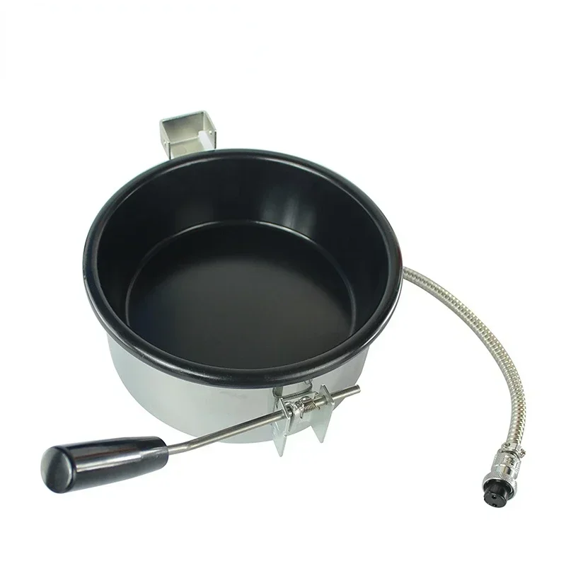 Description Picture 2 of itemCommercial 8oz Hot Air Oil Popcorn Maker Heating Pot Hand-cranked 8 Ounce Electric Popcorn Machine Accessories Parts 2/3 Holes