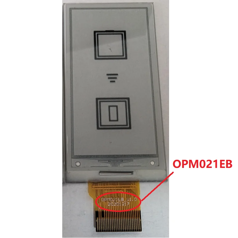 Reparação da Tela do Forttermostato da Exposição do Lcd Depg0213a1 Dep021a01 Oph021eb Oph021eg Hink-e0213a22-a0 Oph021b1 - Imagem 3