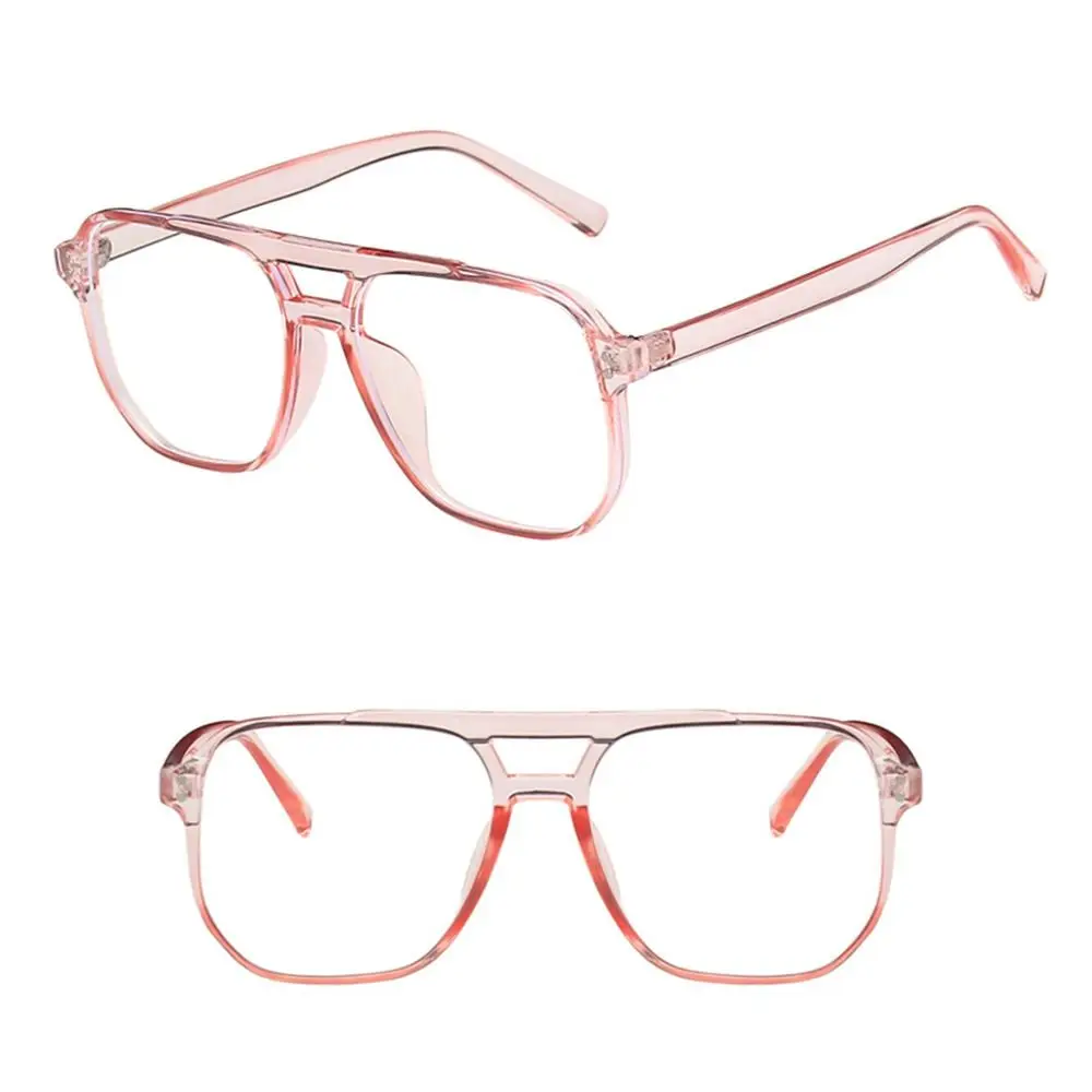 Vintage Transparente Quadratische Anti-Blaulicht-Brille Augenschutz Ultraleichte Computerbrille PC Quadratische Brille Männer Frauen – Detail 12