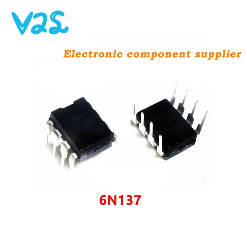 

(10pcs) 100% New 6N137 DIP8 DIP-8