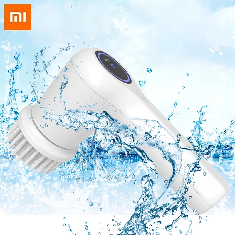 

Xiaomi Household Cleaning Brushes Electric Kitchen Brush Cleaning Gadgets for Home Multifunctional Cleaner Brush Electric Spin S