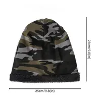 Autumn And Winter New Camouflage Cotton Velvet Hat Warm Stylish And Fleece Cap Pile Cap Outdoor Male Female 5
