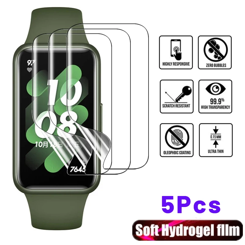 REY Pack 7X Pellicola salvaschermo per Huawei Band 3 PRO - Band 4 PRO, qualità Premium