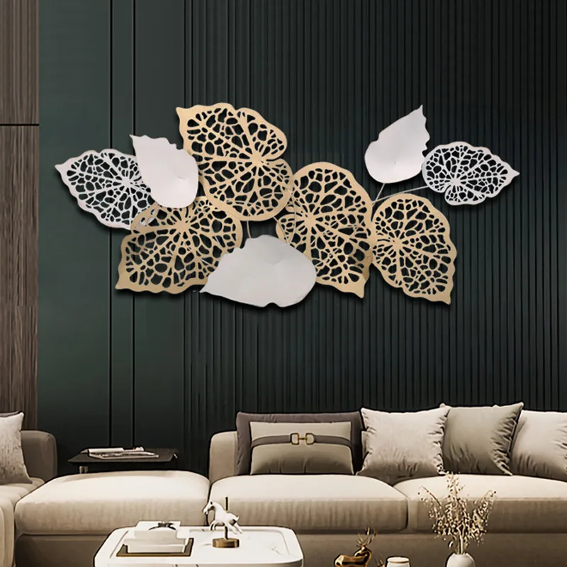 FrenchLightLuxuryIronArtWallDecorationRoomSofaBackgroundWall