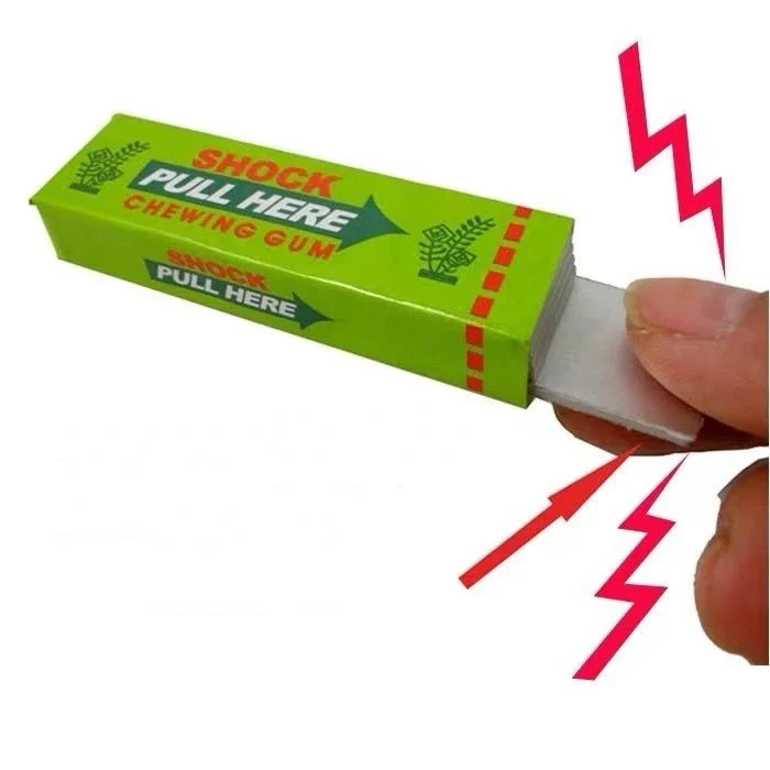 Tricky Funny Safety Trick Joke Shocker Toy Electric Shock Shocking Pull  Head Chewing Gum Gag Novelty Item Toy For Children - AliExpress