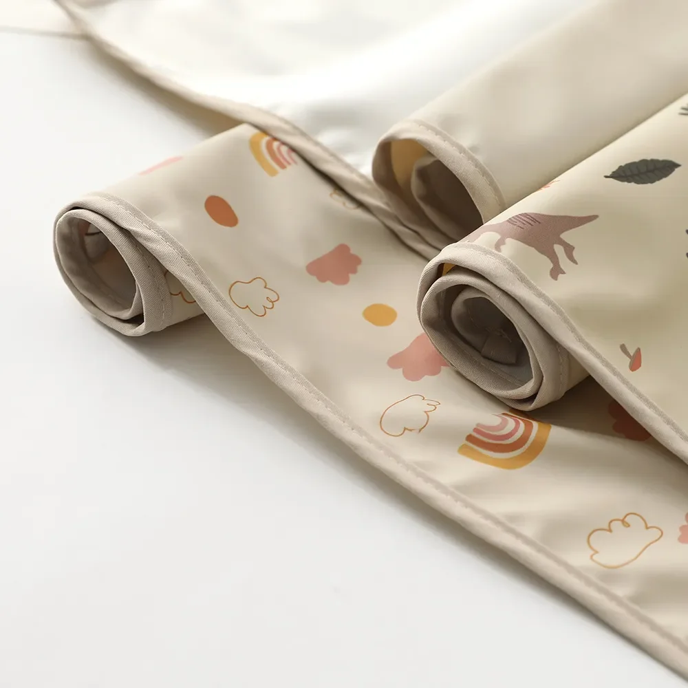 Diaper Changing Pad Soft PU Waterproof Leak Proof Washable Newborn Urine Pad Reusable Picnic Travel Mats