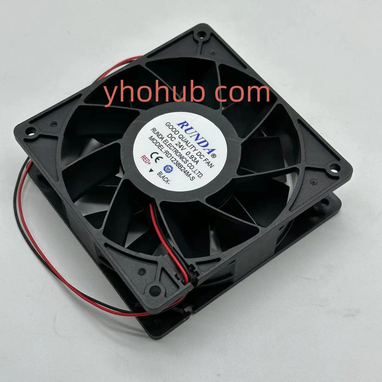 Runda Rd1238b24m-s dc 24v 0.93a 120x120x38 mm Ventilador de Refrigeração do Servidor de Fios