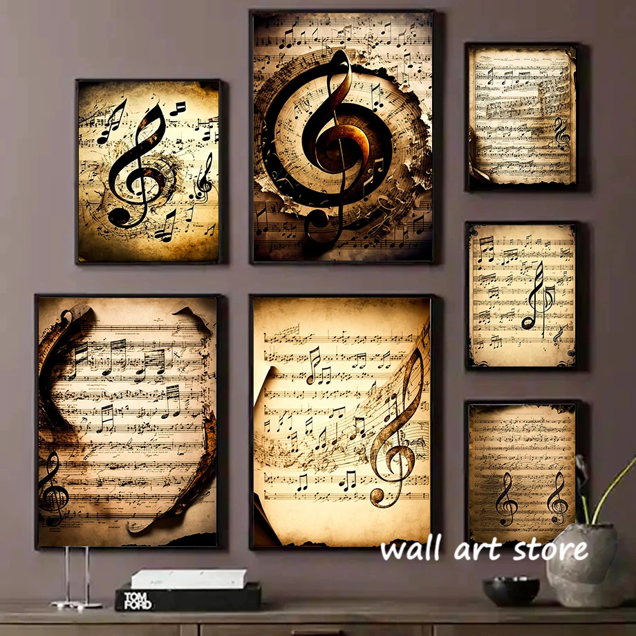 Sheet Music Wall Art