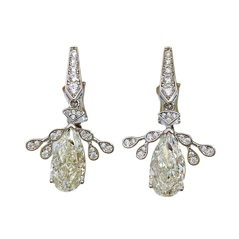 

S925 Silver Ear Studs, Instagram Droplet Bee Versatile Earring Jewelry
