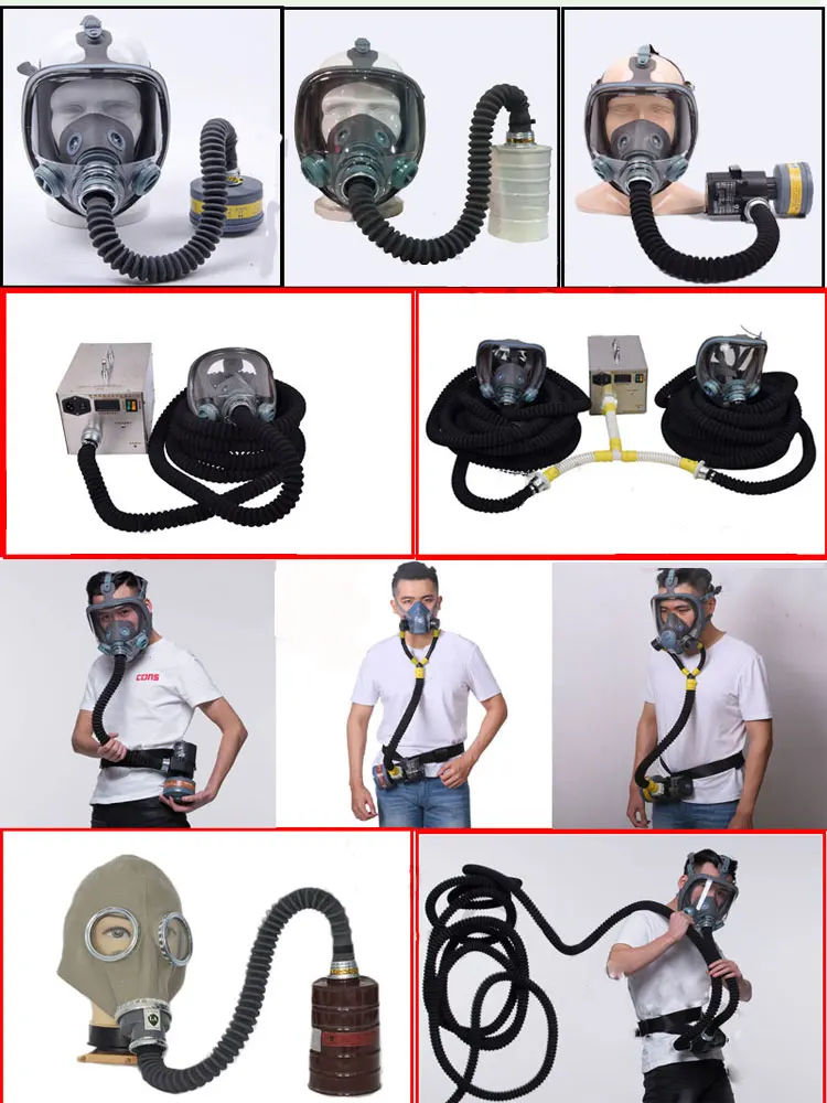 0.5m 1m 5m 10m 40MM Black Interface Gas Mask Snorkel Wear Resistant Anti-aging Filter Connecting Pipe gas mask,gas mask filter,respirator filter,respirator accessory