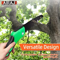 AIRAJ 1pc Extended Multi-functional Hand Saw, Woodworking Portable Steel Saw, Outdoor Tree And Camping Hand Saw 2