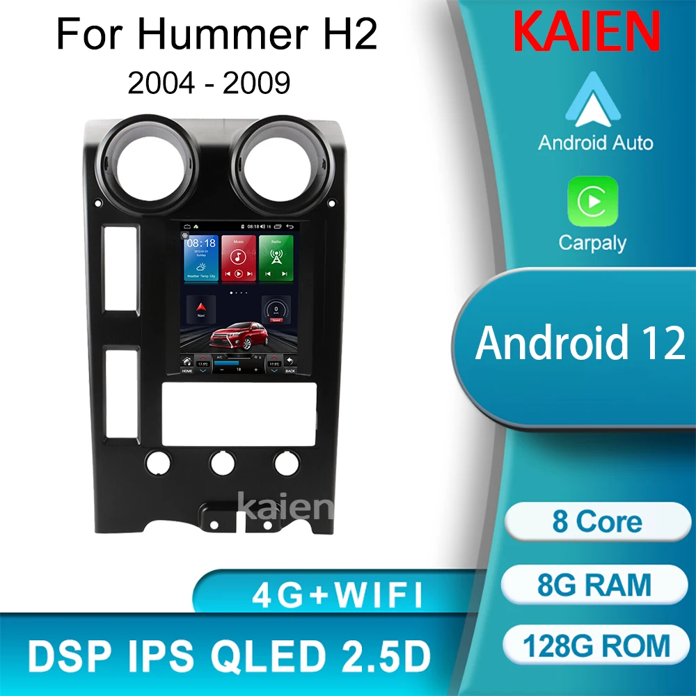 Kaien Voor Hummer H2 2004 2009 Android Auto Navigatie Gps Auto Radio