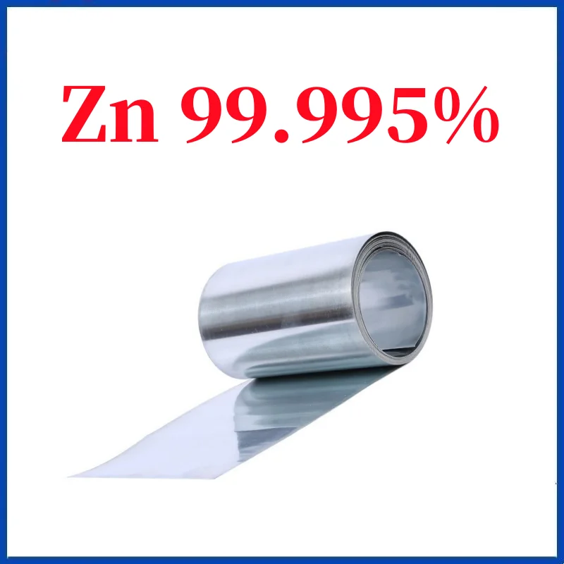 고순도 아연 호일 ≥ 99.995% 두께 (0.01-0.1mm) 너비-(100-200)mm 길이 (1m) 아연 양극에 대한 실험 연구