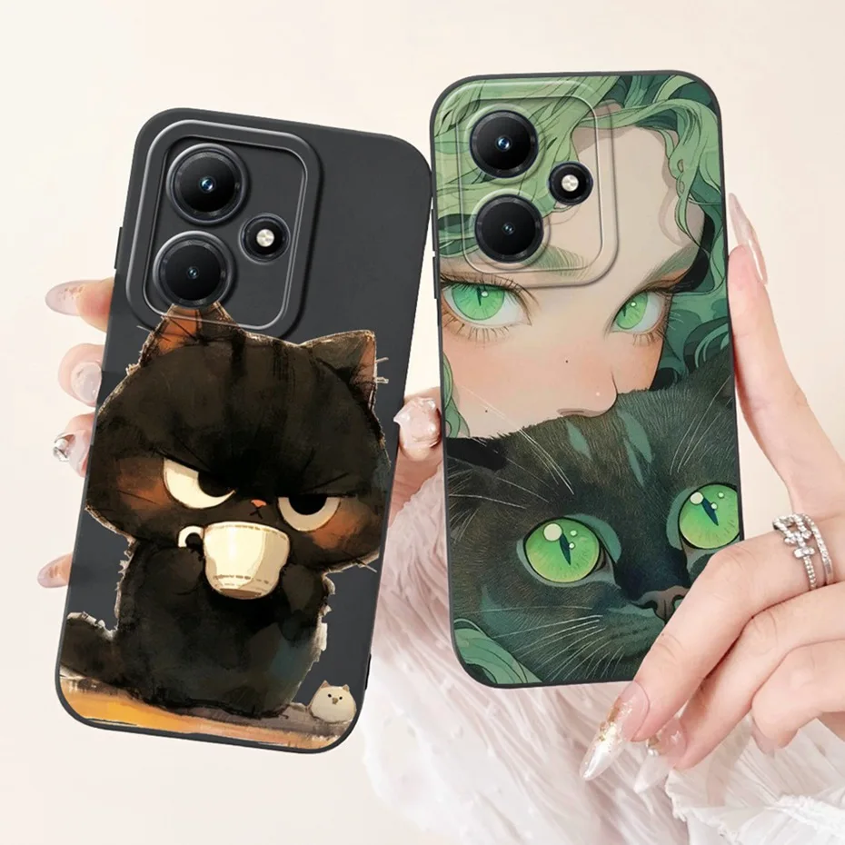 Chic Lens Protective Soft Silicon Phone Case with Cute New Design