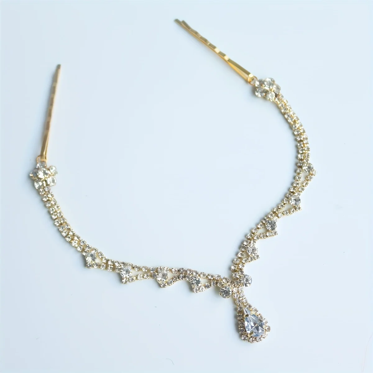 Bohemian Vintage Full Rhinestone Bridal Headband Chain for Women Wedding Crystal Forehead Headband Hair Accessories hair accessory hair headdress bridal headwear