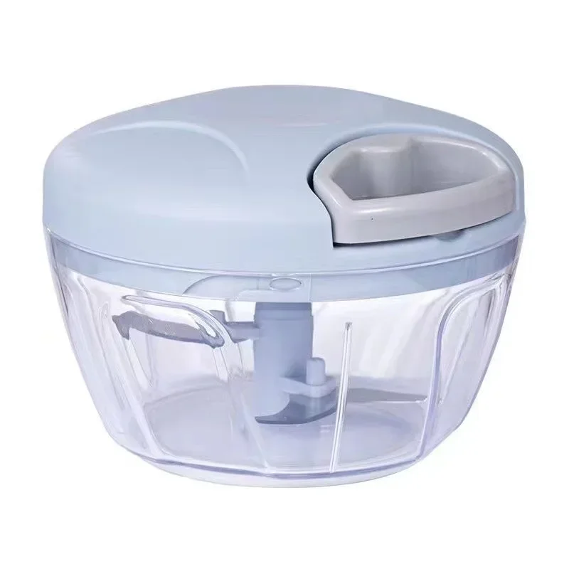 Manual Meat Grinder Garlic Chopper Rotating Garlic Press Vegetable Onion Cutting Machine 160/500/1000ML,garlic press,vegetable chopper,kitchen tools