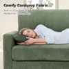 70in Green Sofa, Couches for Living Room 21in Extra Deep Seats, Comfy Corduroy Sofas for Living Room Bedroom Children's Sofas 1