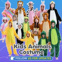 MICHLEY Carnaval Capybara Flannel Blanket Sleepers Onesie Hooded Children Costume Clothes Jumpsuit Sleepwear For Boys Girls 6