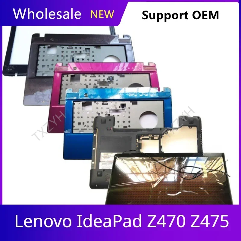 

Новинка, оригинальная задняя крышка для ноутбука Lenovo IdeaPad Z470 Z475, петли передней панели, Упор для рук, нижний корпус A B C D