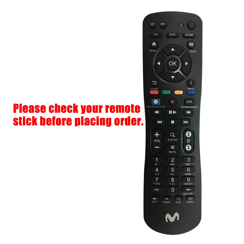 Silicone Case Protective Cover For Movistar STB TV VIDEO AUX 4 IN 1 remote 2