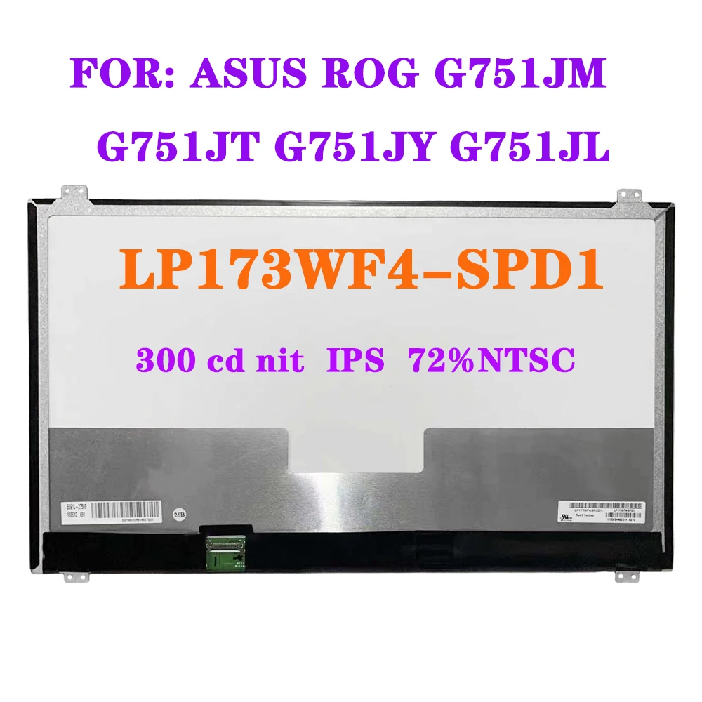 Écran LED 17,3″ Pour Notebook Asus X750JA – 40 Broches – Neuf (LG)