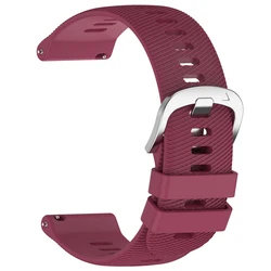 Silicone Sport Band for Smartwatches - 22mm Strap for Enhanced Comfort and Durability (Wine red)
