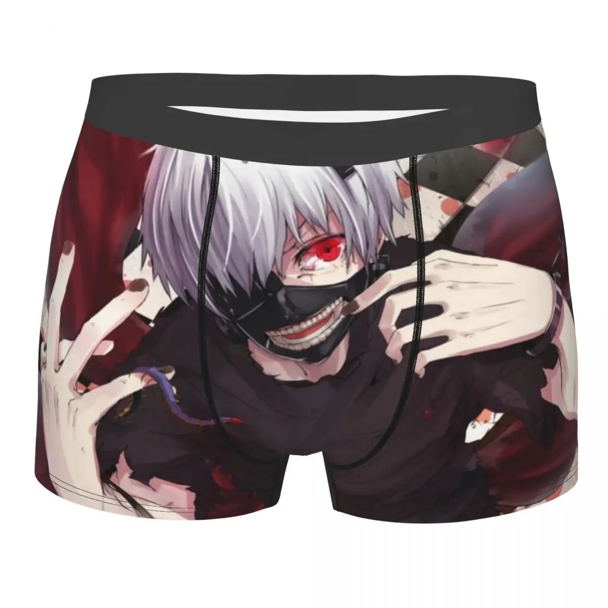 

Novelty Boxer Centipede Shorts Panties Tokyo Ghoul Anime Briefs Men's Underwear Breathable Underpants for Male Size