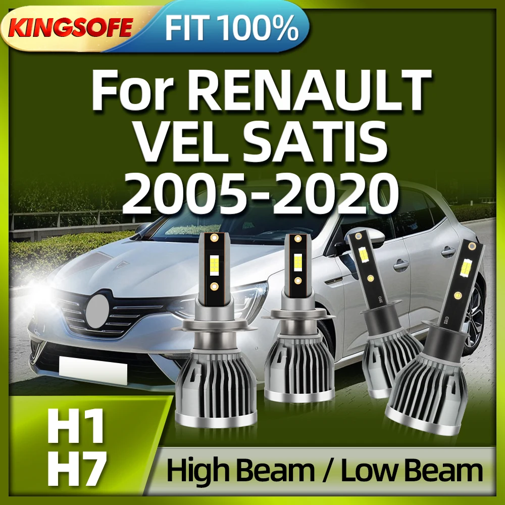 

Фонарь головного света KINGSOFE светодиодный H1 H7 6000K для RENAULT VEL SATIS 2005 2006 2007 2008 2009 2010 2011 2012 2013 2014 2015 2016-2020