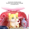 Pet Pretend Play Set Cartoon Dog Cat Pet Space Bag Veterinarian Pretend Play Kit Interactive Kids Educational Toys Children Gift 6