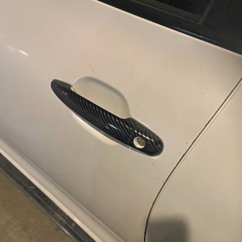 Lexus RX XU30 30 2004 2009 RX300 RX330 RX350 RX400h 탄소 섬유 크롬 도어 핸들 커버 트림 스타일링 액세서리 스티커