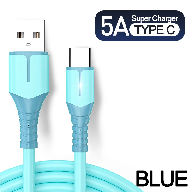 5A Mobile Phone fast Charging cable wire for xiaomi huawei USB Type C cable Micro USB Charger cable For samsung USB C data cord android phone charger