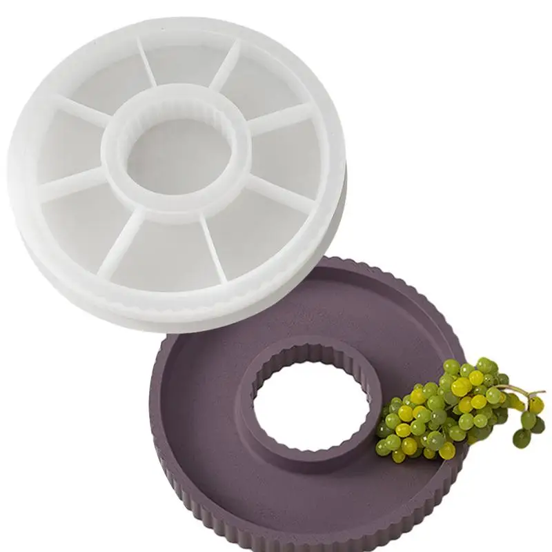 

Tray Silicone Mold Dishes Trays Making Smooth Molds Tabletop Ornaments Flexible Molding Molds For Banquet Cafeteria Kitchen Part