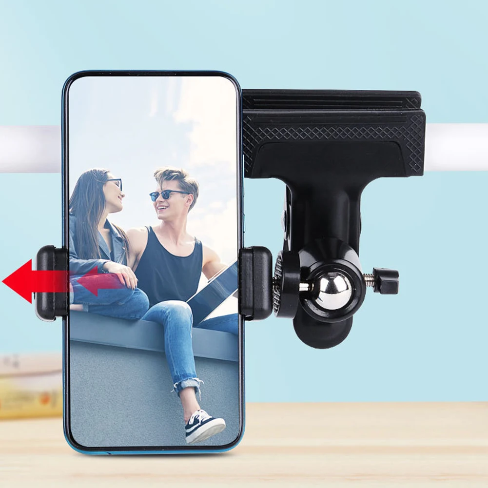 Mobile Phone Holder Stand Adjustable Angle Guitar Head Phone Holder Cell Phone Stand Clamp Musical Instrument Accessories