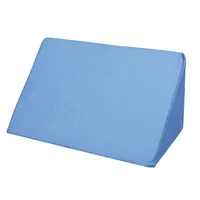 3 Color Orthopedic Acid Reflux Bed Wedge Pillow Soft Leather Sponge Back Leg Elevation Cushion Pad Triangle Pillow Cover Bedding 1