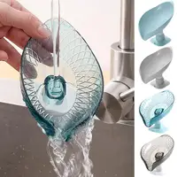 Soap Storage Rack Drain Soap Dish Bathroom Shower Soap Bathroom Hole Soap Mounted Free Accessories Box Wall Storage Holder 2
