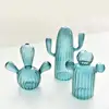QX2E Cactus Glass Vase Hydroponics Plant Flowerpots Livingrooms Decorations for Bedroom 5
