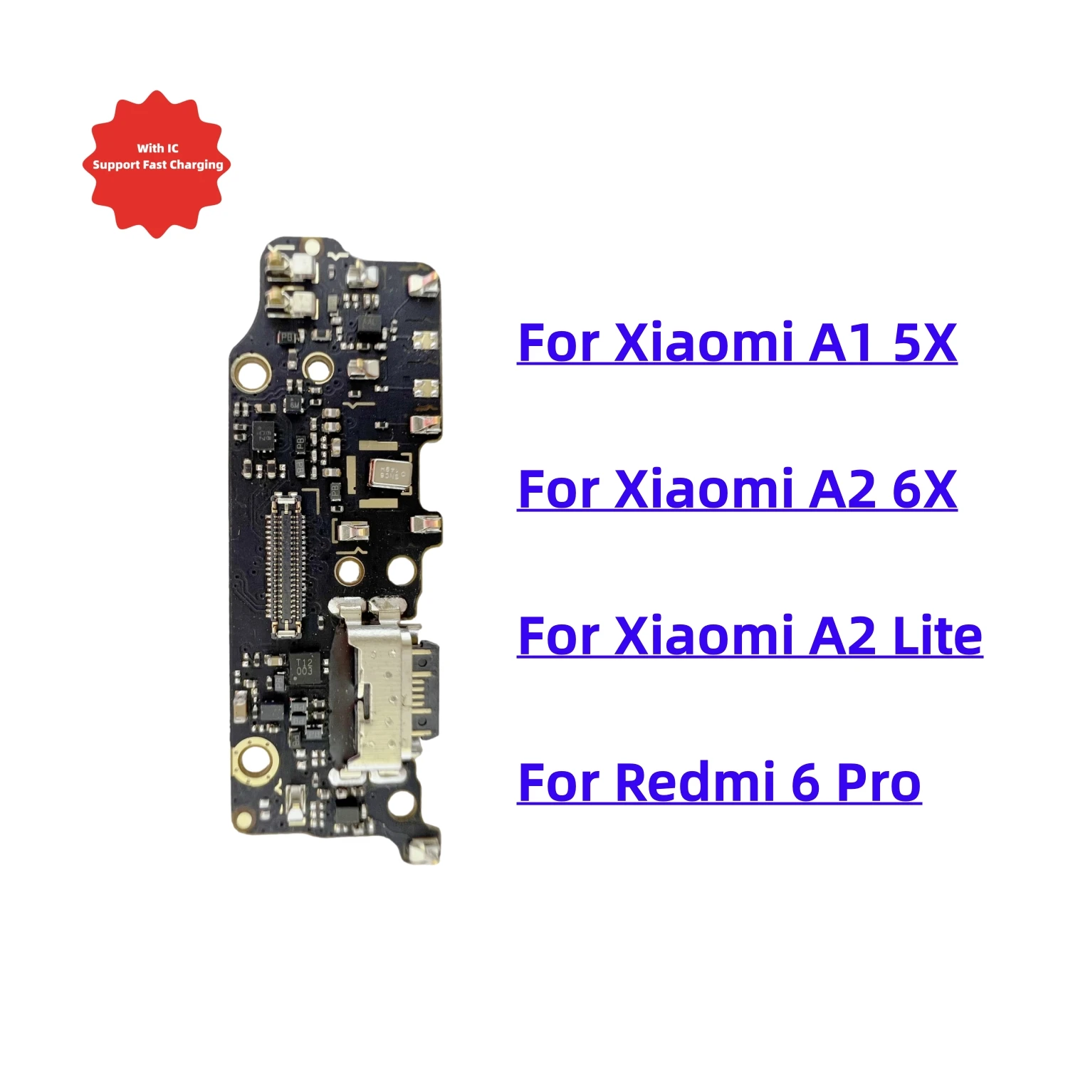 

Док-станция с USB-разъемом для зарядки Xiaomi Mi A1 A2 Lite 5X 6X Redmi 6 Pro