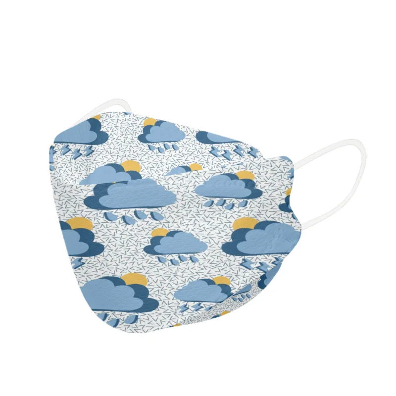 Рисунок 3 - Новая Милая маска с облачным принтом