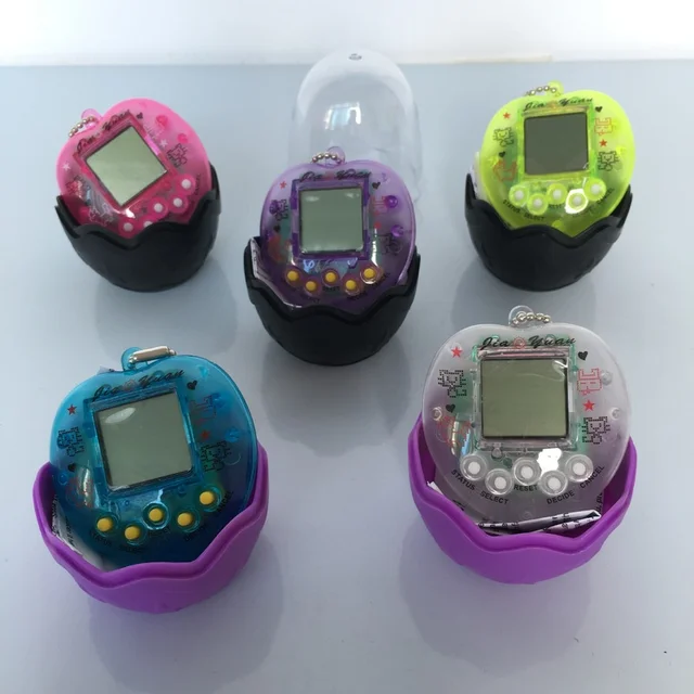 Dinosaur Egg Transparent Electronic Pets Tamagotchi 90S Nostalgic 49 Pets In One Virtual Cyber Digital Pet Toys Pixel Play Toys 1