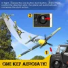 Volantexrc Remote Control Airplane Bf109 2.4ghz 4ch 400mm Wingspan One Key U-turn Aerobatic Rc Plane Model Collect Toy Gift 5