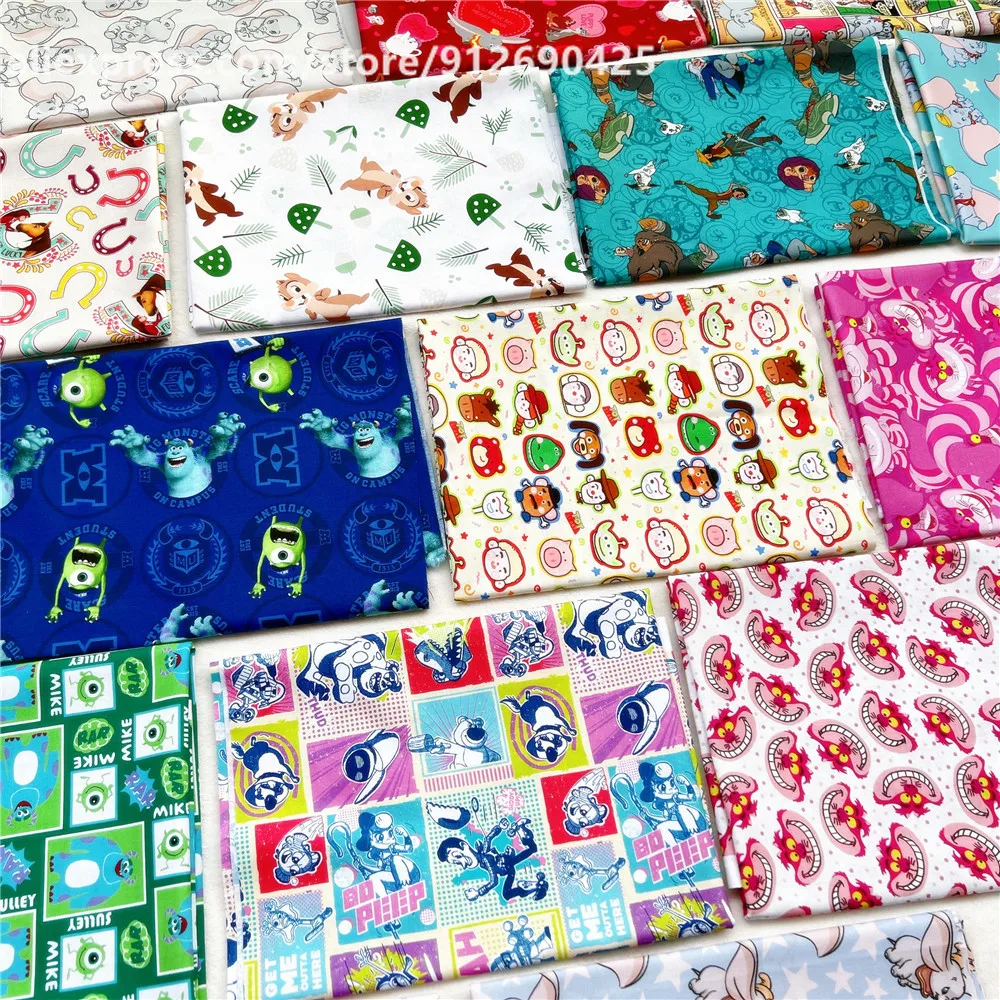 Ширина см диснеевские чеширские Коты чип стая история хлопчатобумажная ткань в