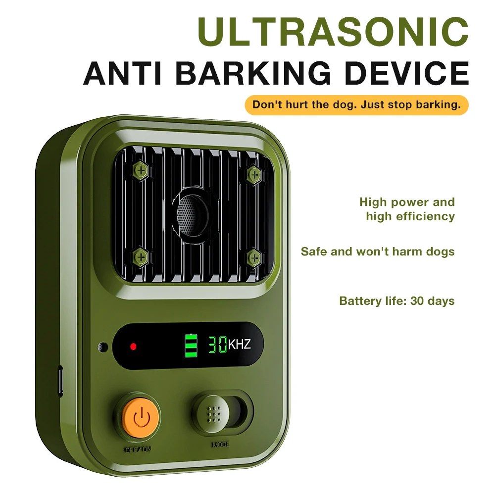 Voice Control Dog Stopper Ultrasonic Anti Barking Device
