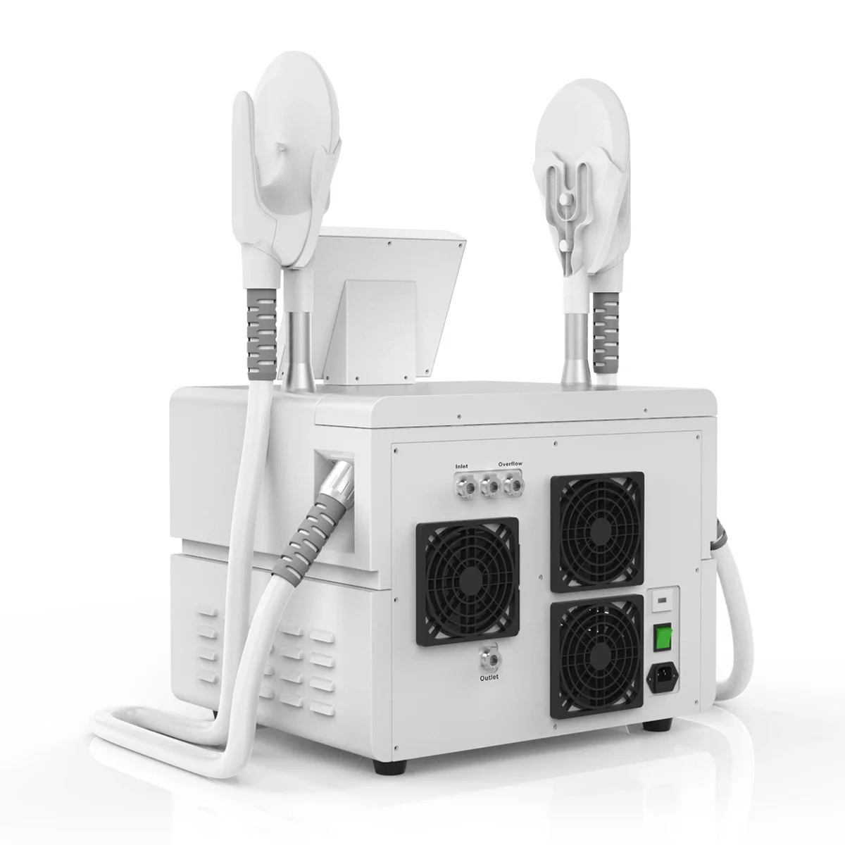 

Electromagnetic Machine 2 Handles Portable EMS Weight Loss Muscle Building Fat Removal Body Slimming Tesla Machine