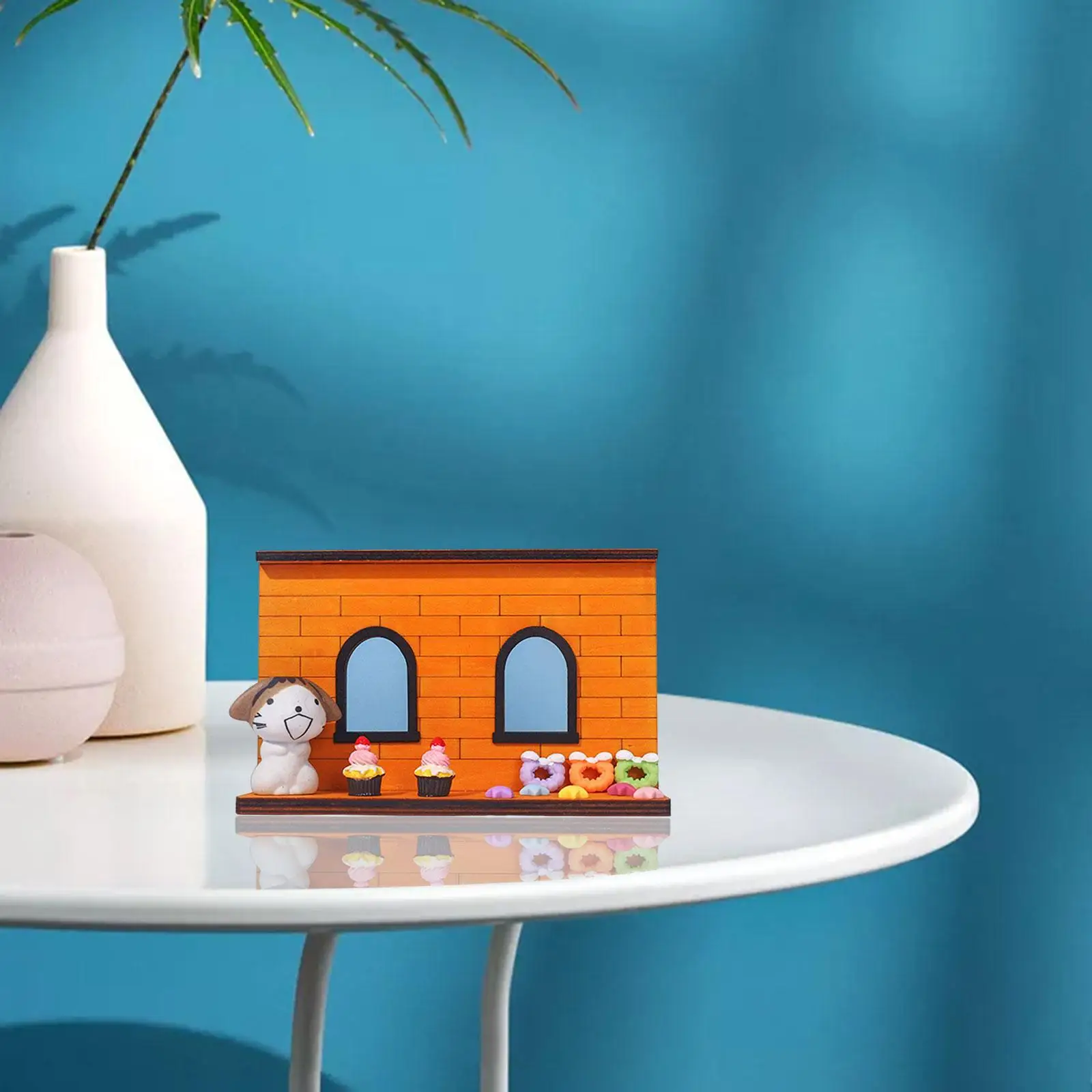 

Miniature Dollhouse Background Board Home Accessories Ornaments for Gifts